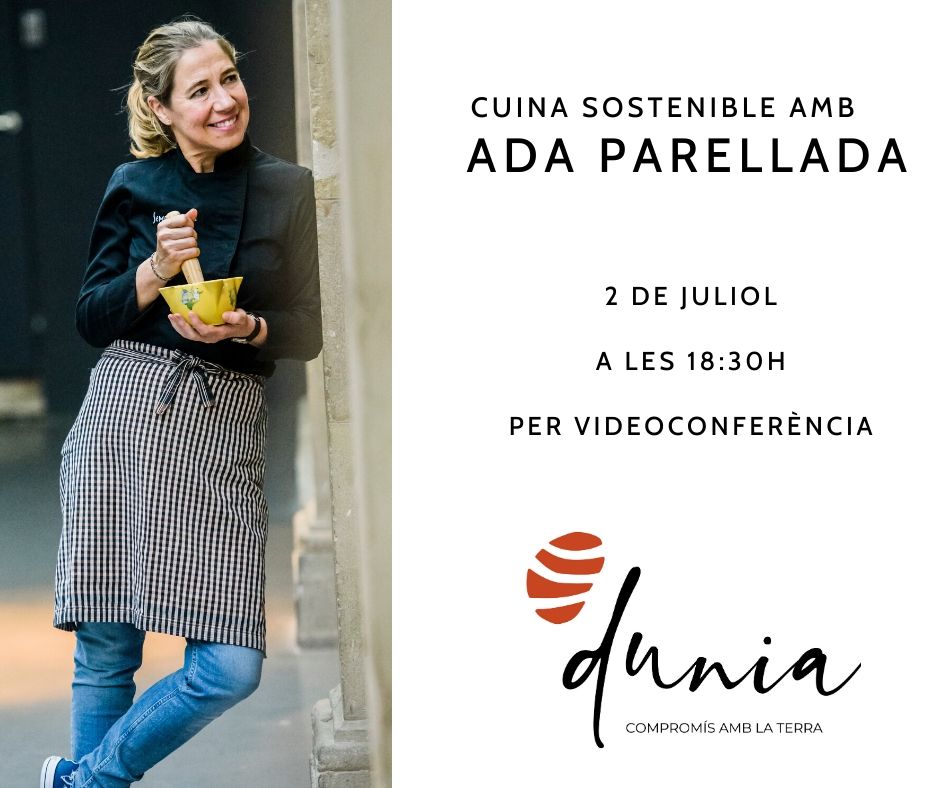 webinar sobre cuina sostenible amb Ada Parellada