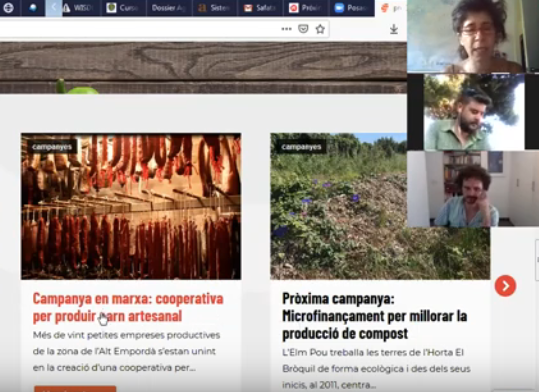 captura de pantalla de la segona trobada